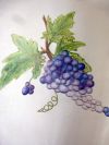 Bild-3 Gemalte Weintrauben einer Teilnehmerin