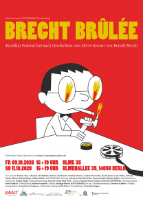 JobAct-SOS-ENSEMBLE-2020 BRECHT-BRULEE Plakat