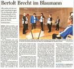 Bertholt Brecht im Blaumann